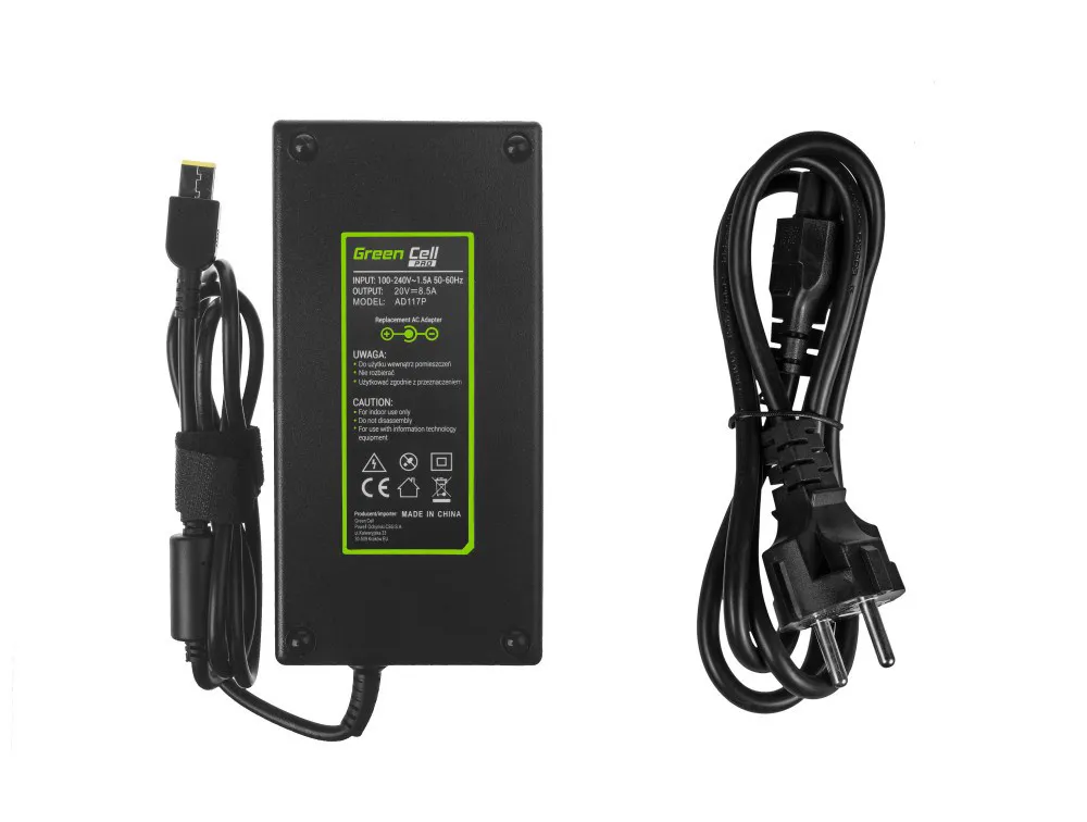 Green Cell AD117P maitinimo adapteris / inverteris Vidaus 170 W Juoda